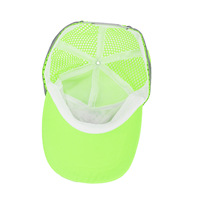 Casquette de baseball en maille réfléchissante haute visibilité personnalisée, chapeau de sécurité fluorescent, équipement de sécurité, travail, construction, course à pied