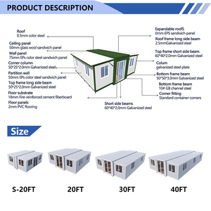 Cgch mô-đun nhà casas nhà đúc sẵn mở rộng nhà CONTAINER nhà prefab nhỏ di động văn phòng ký túc xá xây dựng - Product Image 6