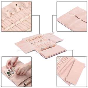 Estuche de <span class=keywords><strong>Viaje</strong></span> Enrollable para Joyas, Organizador de Joyas de Fabricación Industrial - Product Image 5