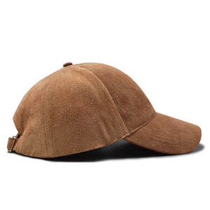 Wholesale Vintage Solid Color Suede <b>Baseball</b> Cap Dad Embroidered Sporty <b>Hat</b> for Men <b>Women</b> - Product Image 2
