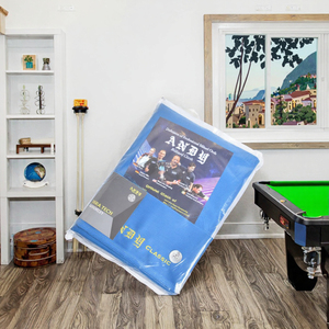 Tissu de billard 588 Tour Bleu Vert Gris, tissu de table de billard professionnel, ensemble complet, emballage en sac plastique, prix d'usine pour la vente en gros - Product Image 3