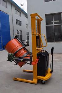 저렴한 가격 2M 거대한 이동 틸터 180 도 틸터 450kg 용량 세미 전기 드럼 리프터 - Product Image 6