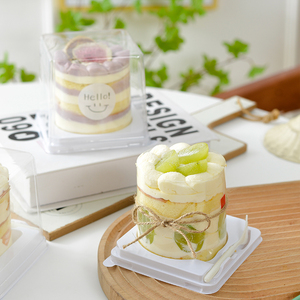 Chuyên nghiệp mới vuông mousse Bánh hộp giải pháp hoàn hảo đảm bảo lưu trữ an toàn và trình bày các món tráng miệng - Product Image 6