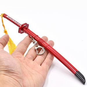 Juguete de Cosplay para Niños, Llavero de Espada de Metal, Akame <span class=keywords><strong>Ga</strong></span> <span class=keywords><strong>KILL</strong></span>, Katana de Anime, Decoración para Bolsos y Llaves - Product Image 1