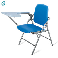 Chaise d'étude pliable en métal de haute qualité avec tablette pour l'école et la formation