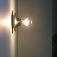 Lampu Dinding LED Teti Modern Putih Besi E26 Dimmable Warm White CRI Tinggi 95 1000 Lumens 50000 Jam untuk Ruang Tamu Kamar Tidur