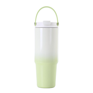 Termo de Acero Inoxidable 304 de 30oz, Nuevo Color Degradado, Doble Capa, Portátil para Exteriores, Botella para Auto, Aislamiento al Vacío, 6-12 Horas de Temperatura Constante - Product Image 5