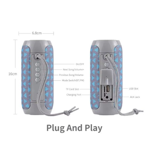 TG117 Alto-falantes Esportes ao ar livre impermeável portátil Subwoofer Bass sem fio Bluetoothes Speaker PK Flip 6 7 Boombox Speaker - Product Image 2