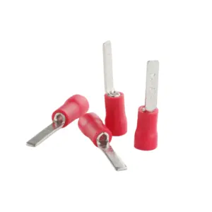 Manufacture Tinned copper insulated crimp pin terminal ring spade electrical crimp connector strip terminal connectors