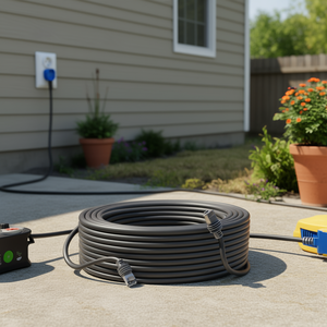 Cable de Extensión Starlink de 1.5 M con Enchufe Nema IP65, Cable de Alimentación para Exteriores para Equipos de Telecomunicaciones - Product Image 2