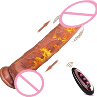 Dildo en silicone réaliste pour adultes, design Empereur Romain, vibrateur télescopique entièrement automatique, livraison rapide depuis l'entrepôt américain