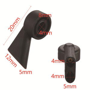 Boquilla de limpiaparabrisas trasero con salida de 4 mm para Audi A1 A3 Q3 Q5 Q7 SQ5, boquilla de limpieza mecánica de plástico - Product Image 1