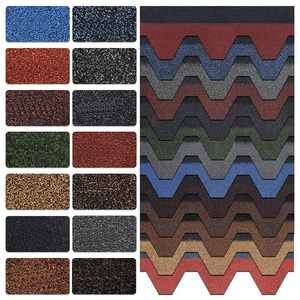 Bardeaux d'asphalte, bardeaux de toiture en feutre de <span class=keywords><strong>goudron</strong></span> imperméables et isolants thermiquement, bardeaux en fibre de verre, vente directe d'usine - Product Image 6