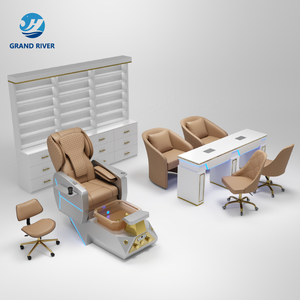 Sillón de Pedicura Moderno Europeo sin Plomería, de Fibra de Vidrio, Reclinable, para Spa, Silla de Pedicura para Técnicos de Uñas, Sillones para Baño de Pies para Salón de Manicura - Product Image 5