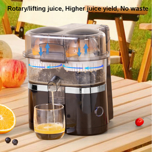 Thiết kế mới 110V 220V 100W nhà bếp đôi xách tay tươi Orange Máy ép trái cây sản xuất nước trái cây điện vắt nước trái cây - Product Image 3