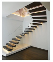 Escalier intérieur Ace, escalier droit, escalier flottant personnalisé pour l'intérieur