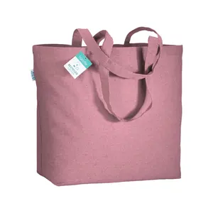 Borsa shopper in cotone riciclato, merchandising sostenibile - Product Image 3