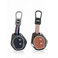 DM métal lumineux voiture clé étui couverture clé sac pour SUZUKI Swift/CrossoverSX4/JIMNY accessoires voiture-style