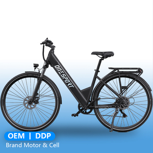 Vélo de ville électrique ONESPORT 250W 36V, 28 pouces, 7 vitesses, frein à disque mécanique, assistance au pédalage, vélo de banlieue pour adultes - Product Image 1