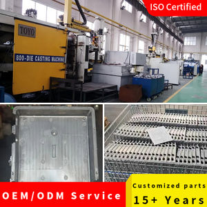 Services de fonderie d'aluminium OEM/ODM : Boîtier et couvercle supérieur pour micro-onduleur solaire M800, en alliage anodisé ADC12/5052 - Product Image 2