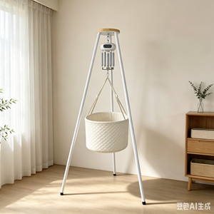 Cuna Eléctrica Automática de Metal para Bebé, con Alimentación de 9V CC, Compatible con Banco de Energía, Fácil de Colgar, Silenciosa, con Resorte, Mueble de Exterior para Recién Nacidos - Product Image 2