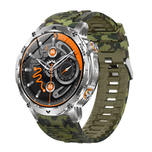 นาฬิกาสมาร์ทวอทช์ AK102 สำหรับกิจกรรมกลางแจ้ง ทนทาน พร้อม GPS บันทึกเส้นทาง วัดความสูง วัดความกดอากาศ เข็มทิศ โทรผ่านบลูทูธ แบตเตอรี่ขนาดใหญ่ 1000mAh หน้าจอ HD 1.7 นิ้ว - Product Image 2
