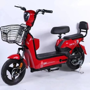 City Motorcycles 350W Motor Sport Dirt Bike Adult Electronic Lithium Battery 48V Rear Hub Motor Single Speed Steel <b>Frame</b> - Product Image 1