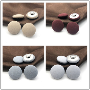 <strong>Buttons</strong> for Women Fabric Covered Satin Trim <strong>Buttons</strong> With Metal Shank <strong>Button</strong> for Children Kids Clothing Wedding Manufacture - Product Image 2