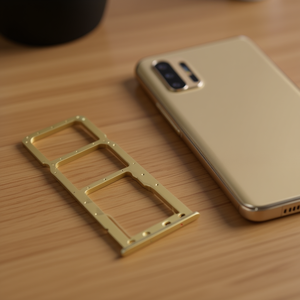 ถาดใส่ซิมและไมโคร SD การ์ด A51ของ Samsung Galaxy-A515F-ทอง - Product Image 2