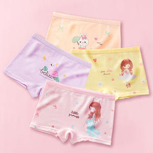 4 unids/lote diseño niños niñas bragas algodón suave bonito dibujos animados unicornio niño ropa interior para niñas niños Boxer transpirable - Product Image 1
