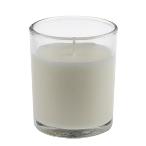 Décoration d'intérieur de marque privée Enjoy Your Life Pot en céramique blanche à arôme personnalisé Bougie parfumée romantique sans fumée - Product Image 5
