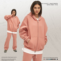 Nouvelle collection Automne Hiver 2025 – Cardigan matelassé à double fermeture éclair 350G-500G, anti-plis, anti-rétrécissement, style Y2K, avec capuche et coupe ample pour un look tendance