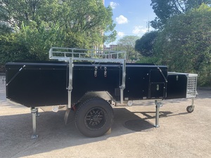 Popular carpa de inflado de aire recorrido de lujo al aire libre remolque de caravana de doble pliegue remolque de <span class=keywords><strong>camping</strong></span> todoterreno - Product Image 3