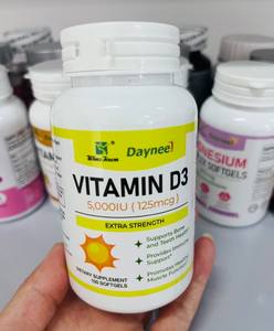 Winstown daynee 100% Halal Orgánico Vegano Vitamina D3 Suplemento Etiqueta Privada Sin Azúcar Hueso Herbal Softgel Cápsula Píldora - Product Image 5