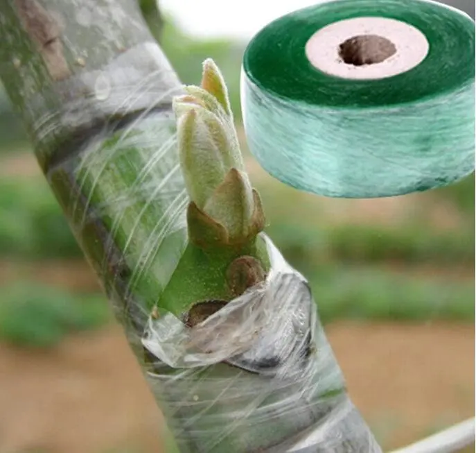 Cinta de injerto biodegradable para jardín, cinta elástica para jardinería, plantas, árboles frutales