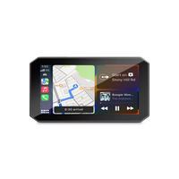 Navigateur GPS AOOCCI BX 5,5 pouces pour moto, écran tactile, carte mondiale, WiFi intégré, détection intelligente des angles morts