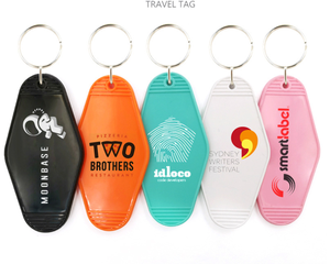 Llavero Promocional al por Mayor para Hotel, Llavero de Plástico Colorido con Logotipo Personalizado - Product Image 6
