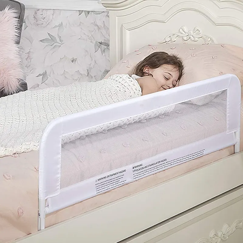 Barrière de lit pliable pour bébés, de sécurité pour berceau de bébé