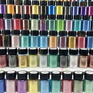 Polvo de Mica Perlado, 72 Colores, 10g en Botella, para Cáñamo, Hecho a Mano, Pigmento Perlado Efecto <span class=keywords><strong>Sirena</strong></span> - Product Image 1