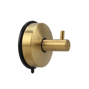 Crochets à ventouse pour douche Crochets à serviettes dorées pour salles de bain Crochets de douche en acier inoxydable SUS 304 - Product Image 1