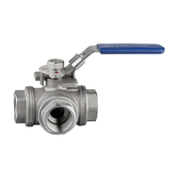 Válvula de bola OEM de fábrica al por mayor, de 2 piezas, 304 316, 1-1/2 pulgadas DN40 DN80 1000WOG, con rosca NPT BSP, de paso completo, para corte de agua
