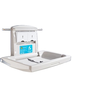 Baby Changing Station Unit AIKE Commercial Horizontal Baby Changing Station, Wall Mounted Foldable Baby Diaper Changing Table ADA Compliant, Grayish White : Buy Online At Best Price In KSA - Souq Is