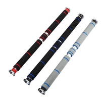 Barre de traction horizontale pour porte, antidérapante, réglable, avec poignée en mousse souple pour entraînement de force