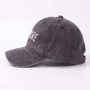 Gorras de Béisbol Personalizadas OEM de 6 Paneles con Logotipo Bordado, Gorras de Mezclilla Lavada sin Estructura Estilo Dad Hat - Product Image 4