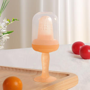 Juguete personalizado de silicona para la dentición infantil, mordedor con ventosa, alimentador de frutas para bebé, chupete con cubierta - Product Image 6