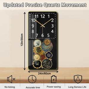 Thiết Kế Mới Ánh Sáng Sang Trọng Chủ Đề Pha Lê Sứ Sơn Đồng Hồ Treo Tường Tường Nghệ Thuật Trang Trí Nội Thất Đồng Hồ Treo Tường - Product Image 6