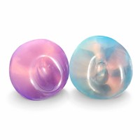Jouet à presser réaliste à texture Vaseline, boule anti-stress malléable à l'huile de coco, jouet sensoriel doux et souple non rebondissant pour le soulagement du stress