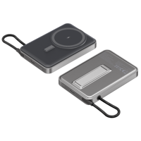 Pengisi Daya Nirkabel Magnetik 15W, Power Bank Portabel, Baterai Li-Polymer, Antarmuka Tipe-C. Satu Perangkat Serbaguna