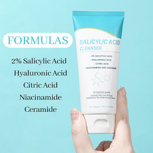 Nettoyant Moussant OEM à l'Acide Salicylique et à l'Acide Hyaluronique 100ml – Contrôle du Sébum pour Peaux à Tendance Acnéique - Product Image 2
