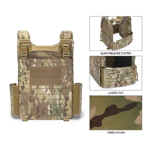 GAF 1050d Nylon Custom Tactical Vest Plate Carrier Paintball Training Shooting gilet a prova di pugnalata